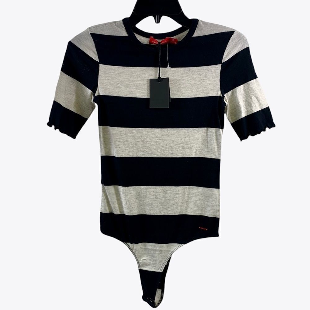 n:philanthropy NWT Suri Striped Bodysuit Size XS